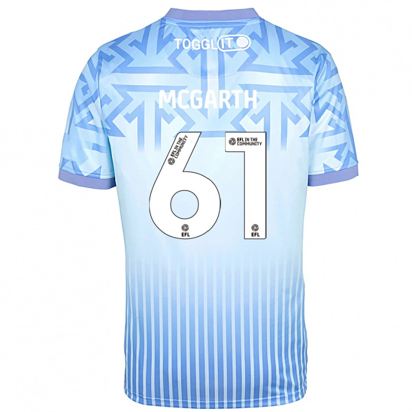 Danxen Kinder Ethan McGarth #61 Trikot Hellblau Weiß Torwarttrikot 2025/26 Schweiz