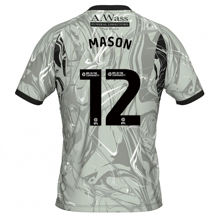 Danxen Kinder Owen Mason #12 Trikot Hellgrau Schwarz Torwarttrikot 2025/26 Schweiz