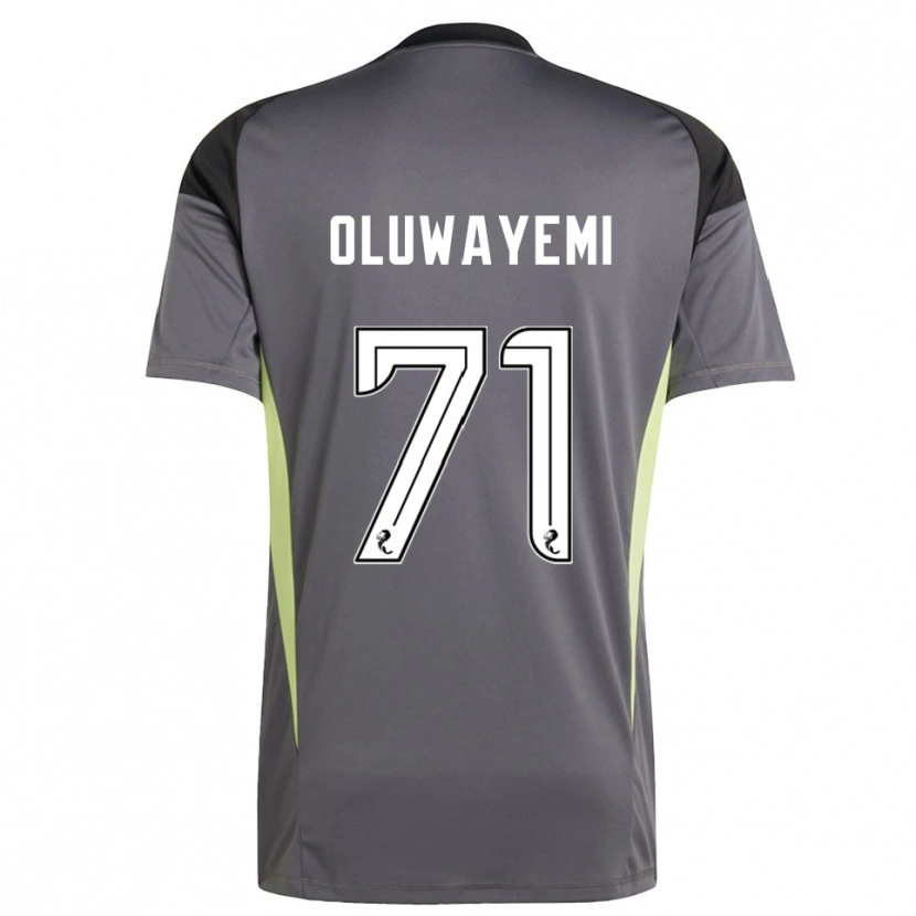 Danxen Kinder Tobi Oluwayemi #71 Trikot Grau Weiß Torwarttrikot 2025/26 Schweiz