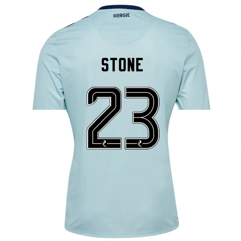 Danxen Kinder Harry Stone #23 Trikot Hellblau Schwarz Torwarttrikot 2025/26 Schweiz