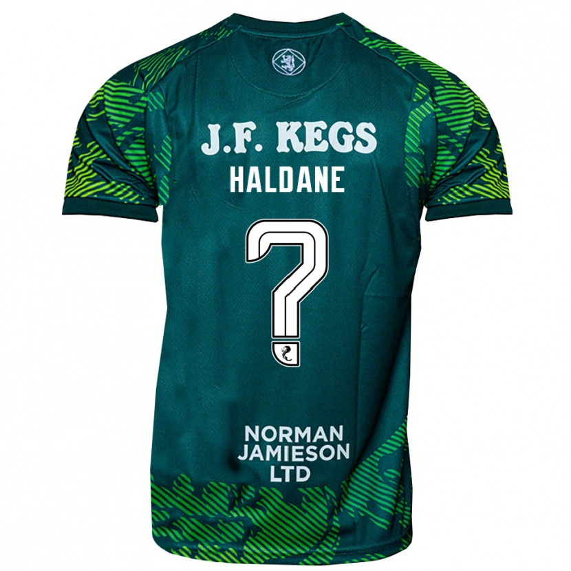 Danxen Kinder Lewis Haldane #0 Trikot Grün Weiß Torwarttrikot 2025/26 Schweiz