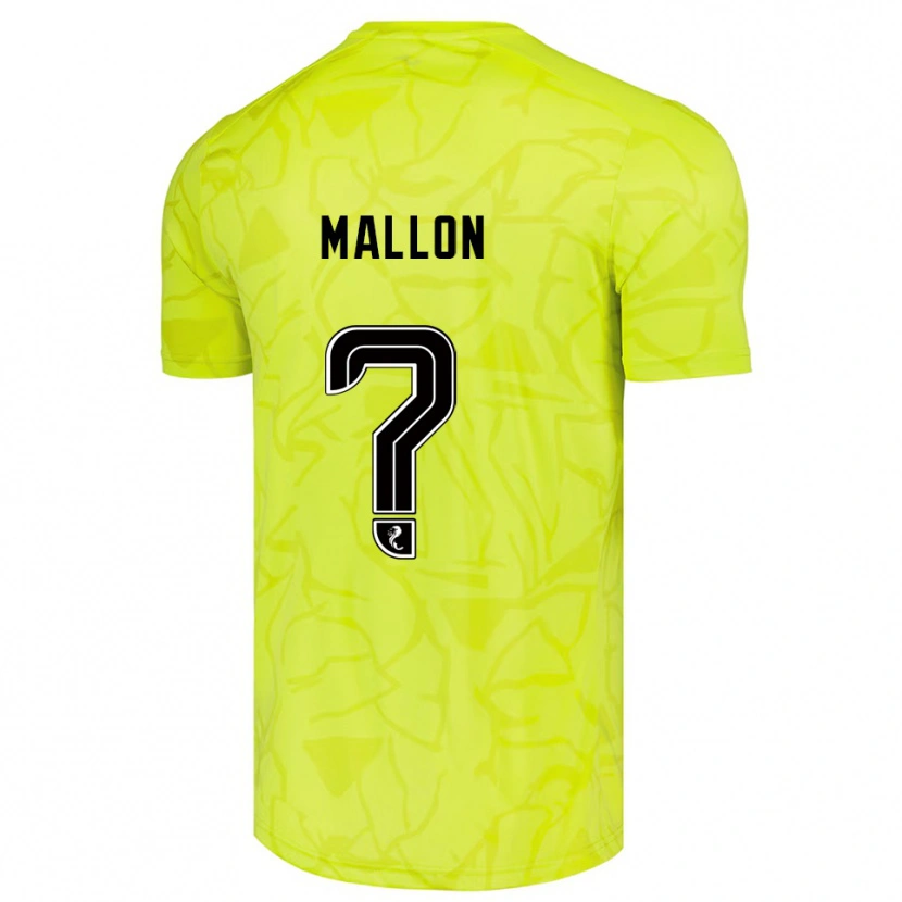 Danxen Kinder Ryan Mallon #0 Trikot Gelb Schwarz Torwarttrikot 2025/26 Schweiz