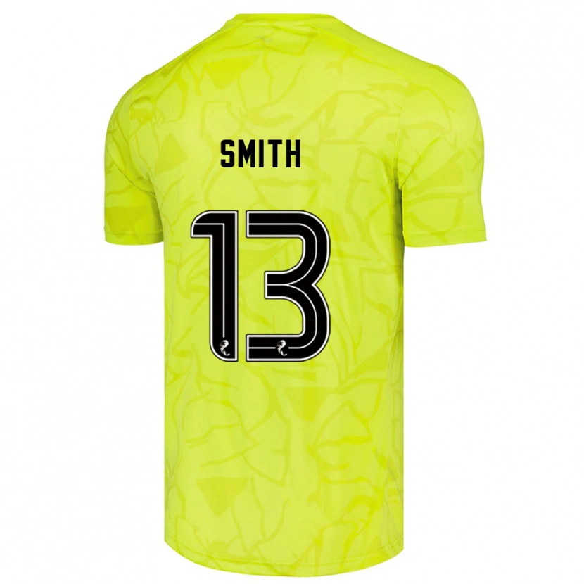 Danxen Kinder Jordan Smith #13 Trikot Gelb Schwarz Torwarttrikot 2025/26 Schweiz