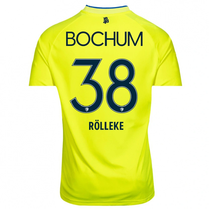 Danxen Kinder Hugo Rölleke #38 Trikot Gelb Grün Torwarttrikot 2025/26 Schweiz