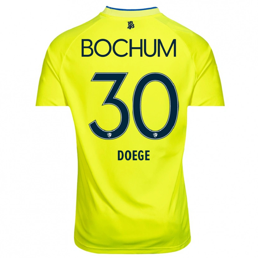 Danxen Kinder Leonie Doege #30 Trikot Gelb Grün Torwarttrikot 2025/26 Schweiz
