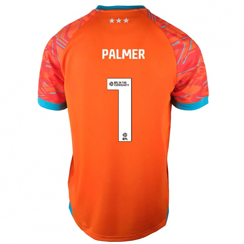 Danxen Kinder Alex Palmer #1 Trikot Orange Weiß Torwarttrikot 2025/26 Schweiz
