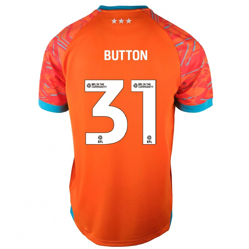 Danxen Kinder Laura Hartley #31 Trikot Orange Weiß Torwarttrikot 2025/26 Schweiz