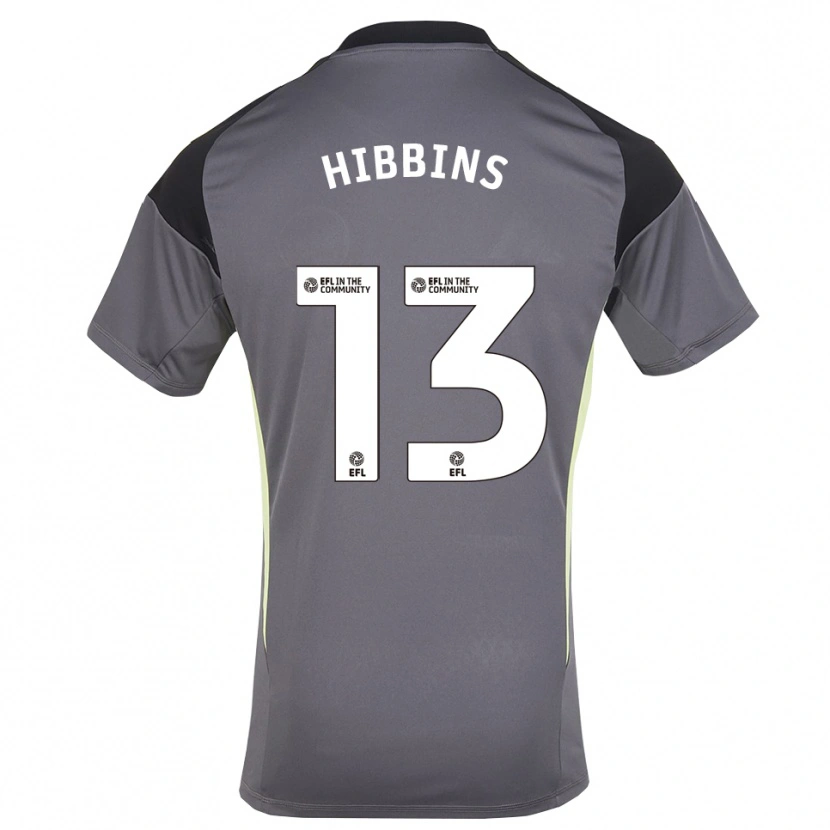 Danxen Kinder Josh Hibbins #13 Trikot Grau Weiß Torwarttrikot 2025/26 Schweiz