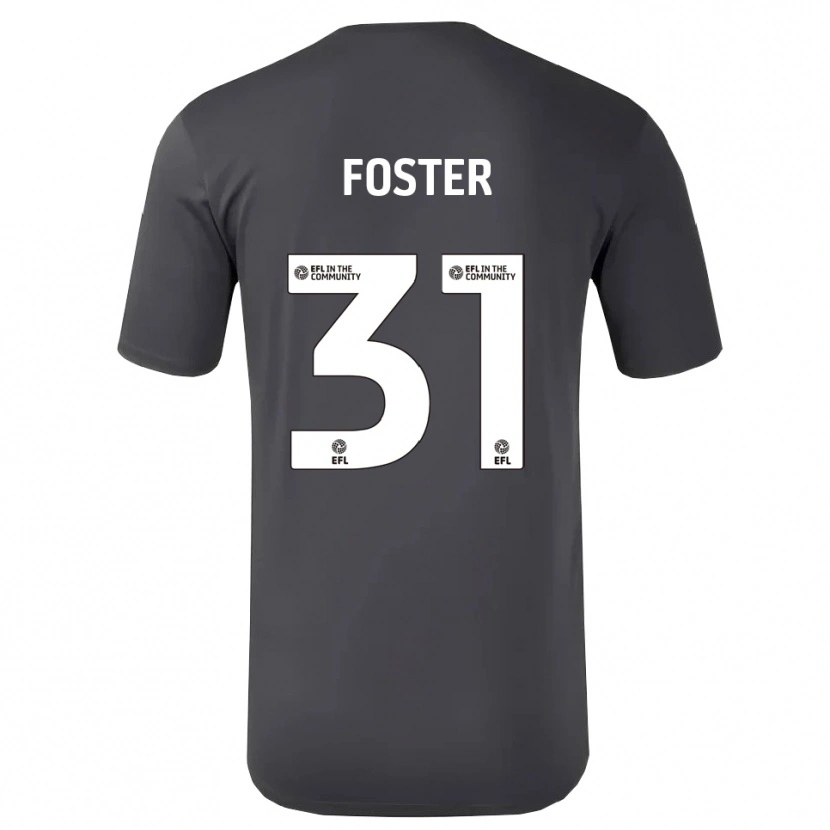 Danxen Kinder Owen Foster #31 Trikot Schwarz Weiß Torwarttrikot 2025/26 Schweiz