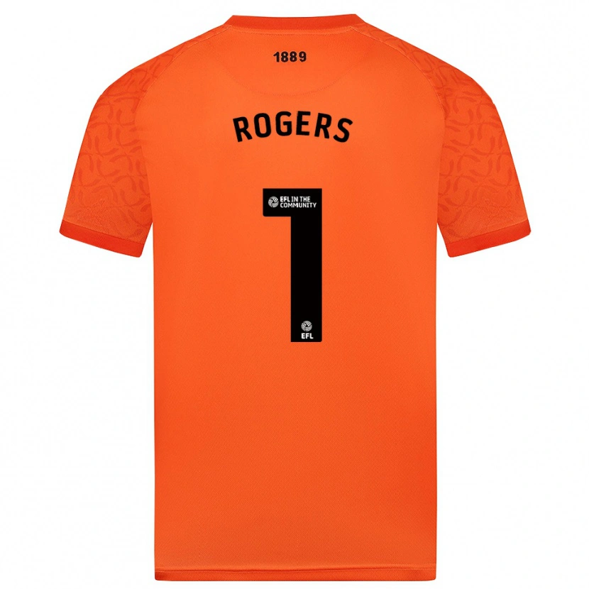 Danxen Kinder Sian Rogers #1 Trikot Orange Schwarz Torwarttrikot 2025/26 Schweiz