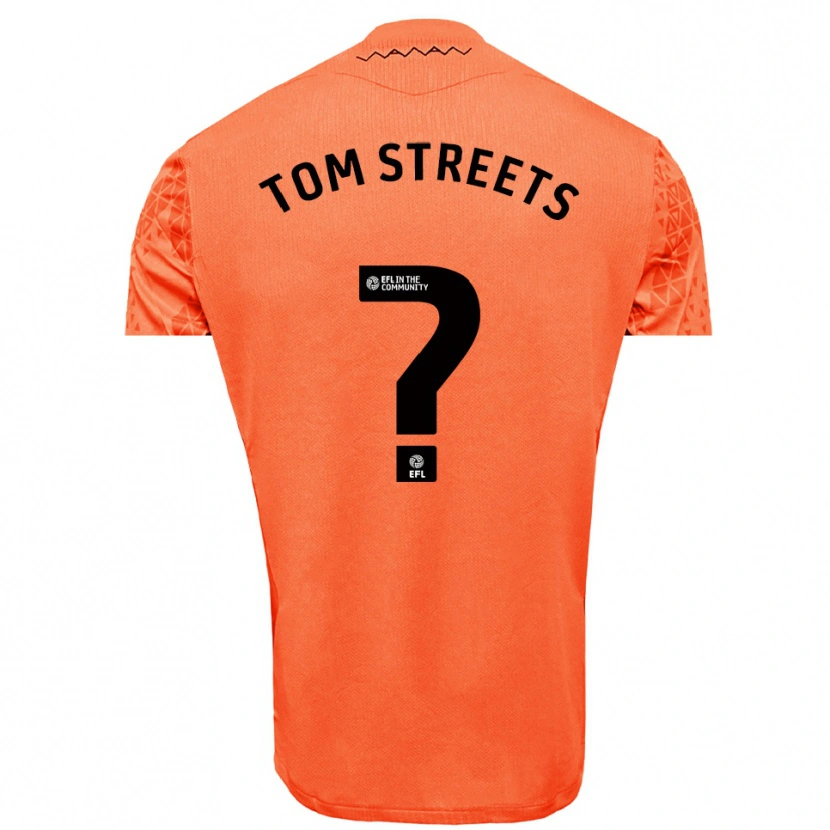 Danxen Kinder Tom Streets #0 Trikot Orange Schwarz Torwarttrikot 2025/26 Schweiz