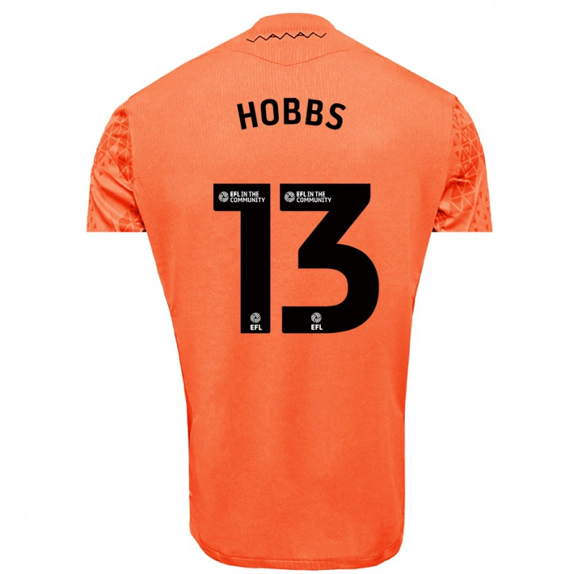 Danxen Kinder Charlie Hobbs #13 Trikot Orange Schwarz Torwarttrikot 2025/26 Schweiz