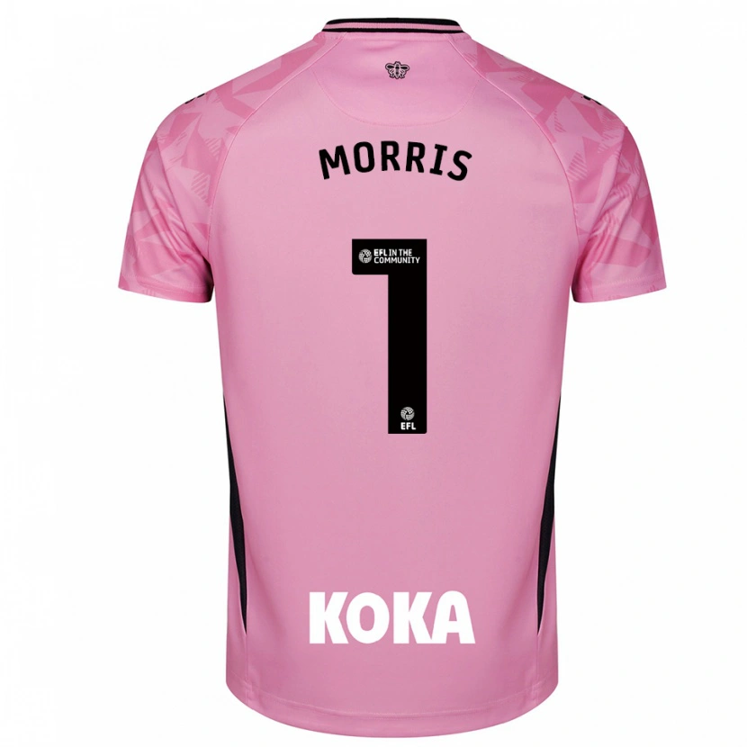Danxen Kinder Sam Morris #1 Trikot Hellpink Schwarz Torwarttrikot 2025/26 Schweiz
