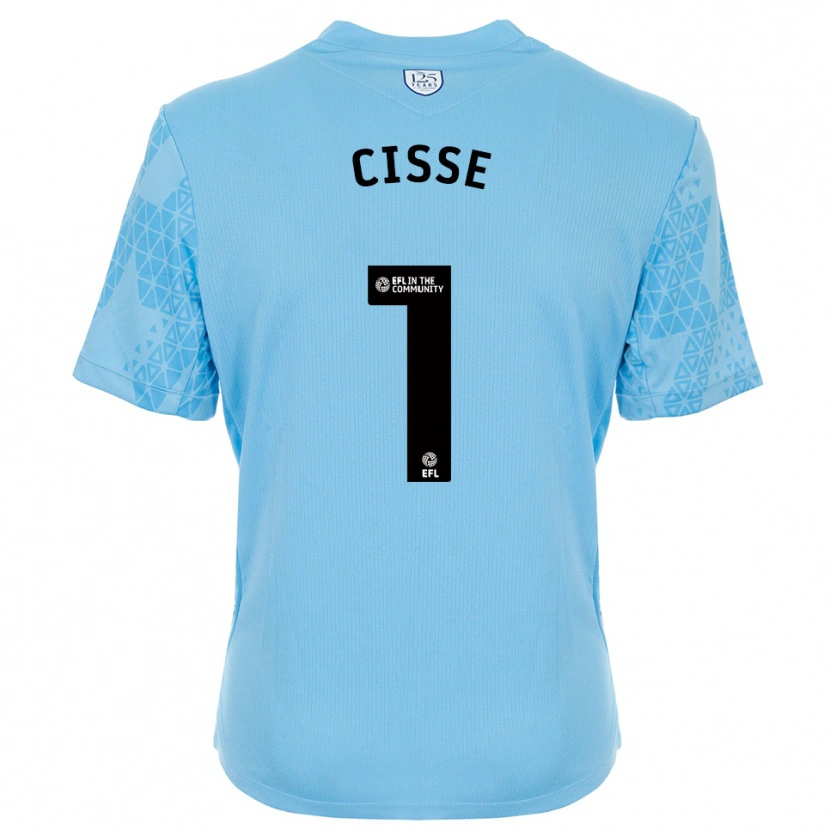 Danxen Kinder Ben Cisse #1 Trikot Himmelblau Schwarz Torwarttrikot 2025/26 Schweiz