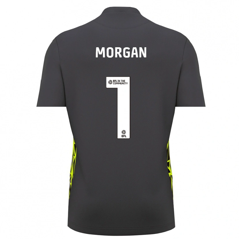 Danxen Kinder Delyth Morgan #1 Trikot Grau Waldgrün Torwarttrikot 2025/26 Schweiz