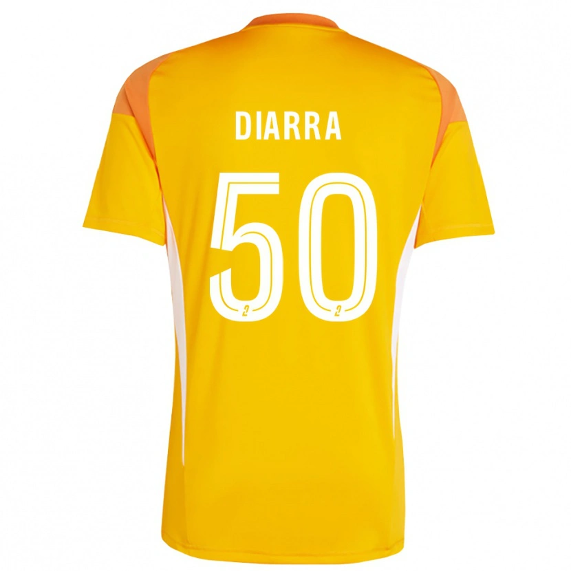 Danxen Kinder Lassine Diarra #50 Trikot Orange Rot Torwarttrikot 2025/26 Schweiz