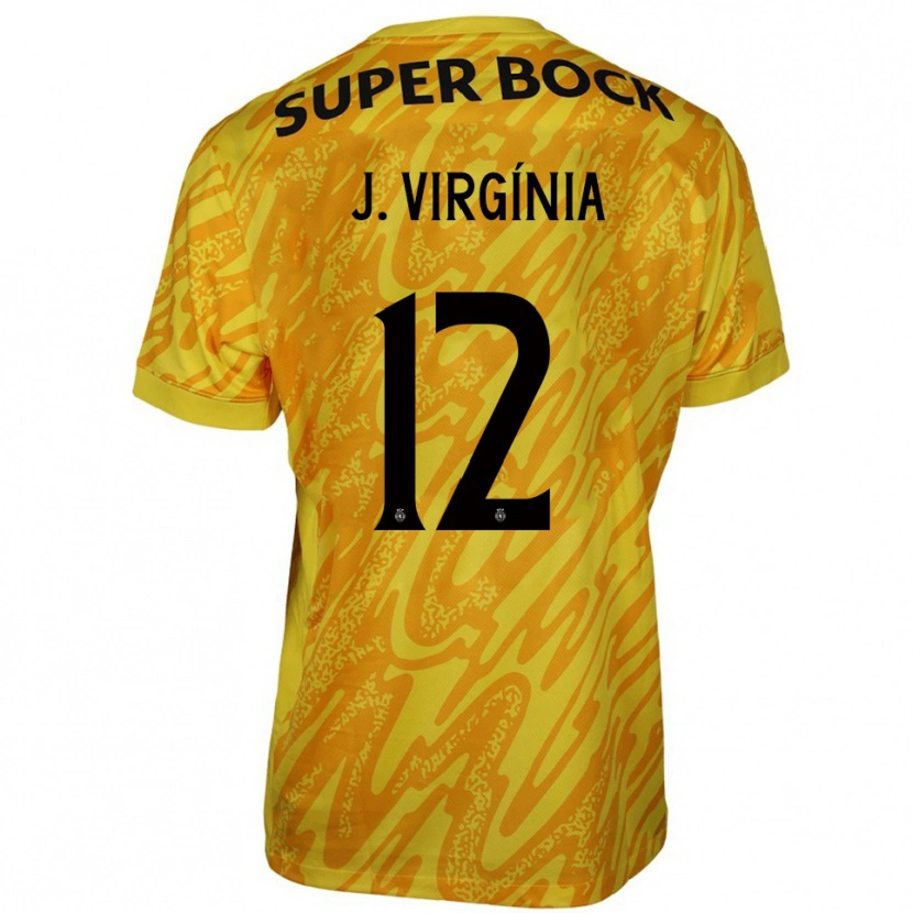 Danxen Kinder João Virgínia #12 Trikot Gelb Orange Torwarttrikot 2025/26 Schweiz