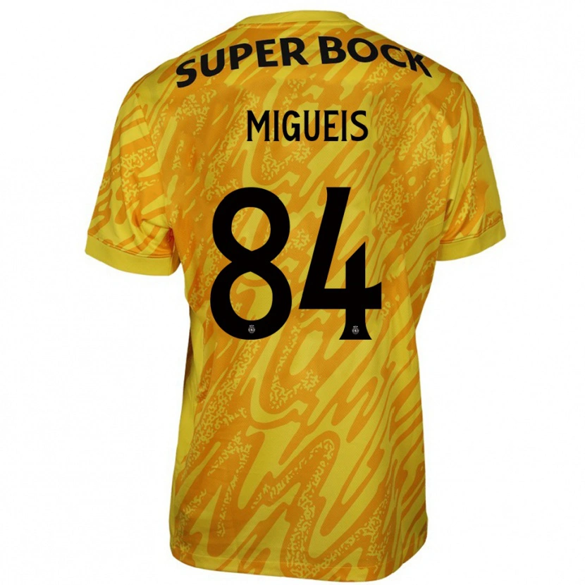 Danxen Kinder Pedro Miguéis #84 Trikot Gelb Orange Torwarttrikot 2025/26 Schweiz