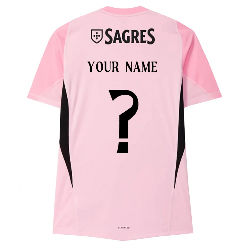 Danxen Kinder SL Benfica Trikot Rosa Schwarz Torwarttrikot 2025/26 Schweiz