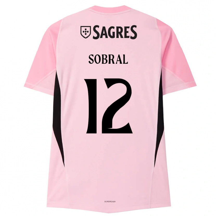 Danxen Kinder Gonçalo Sobral #12 Trikot Rosa Schwarz Torwarttrikot 2025/26 Schweiz