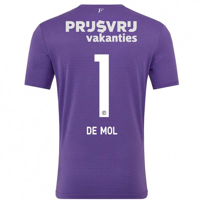 Danxen Kinder Stenn de Mol #1 Trikot Violett Weiß Torwarttrikot 2025/26 Schweiz