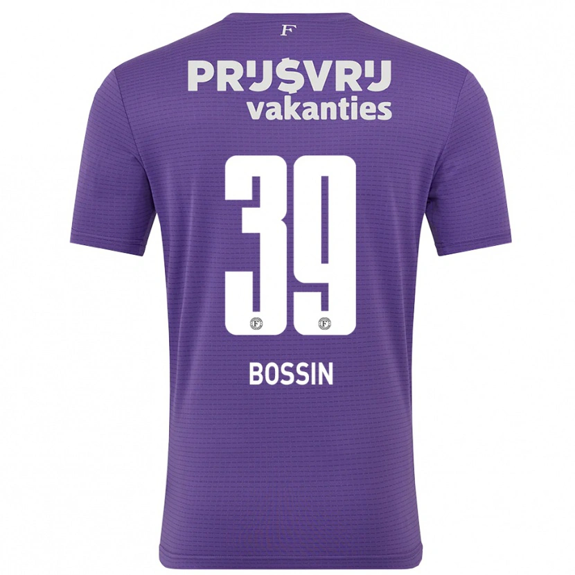 Danxen Kinder Liam Bossin #39 Trikot Violett Weiß Torwarttrikot 2025/26 Schweiz