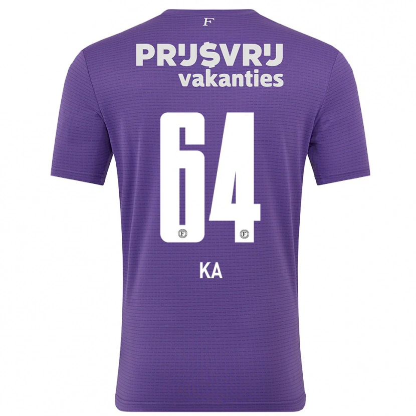 Danxen Kinder Ismail Ka #64 Trikot Violett Weiß Torwarttrikot 2025/26 Schweiz
