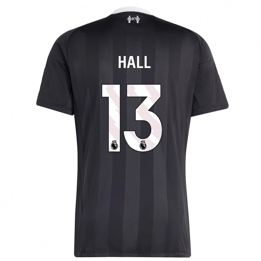 Danxen Kinder Bailey Hall #13 Trikot Schwarz Weiß Torwarttrikot 2025/26 Schweiz