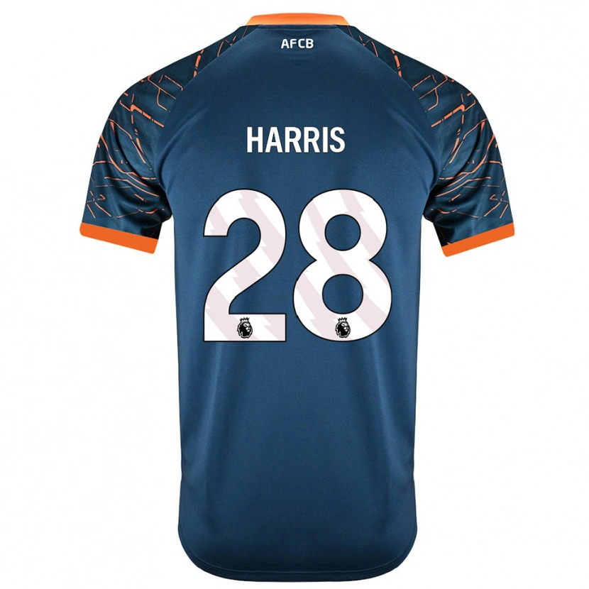 Danxen Kinder Charlotte Harris #28 Trikot Dunkles Schieferblau Torwarttrikot 2025/26 Schweiz