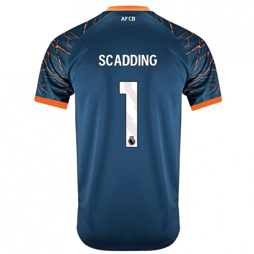 Danxen Kinder Katie Scadding #1 Trikot Dunkles Schieferblau Torwarttrikot 2025/26 Schweiz