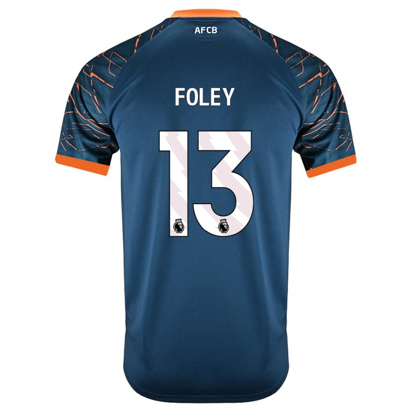 Danxen Kinder Erin Foley #13 Trikot Dunkles Schieferblau Torwarttrikot 2025/26 Schweiz