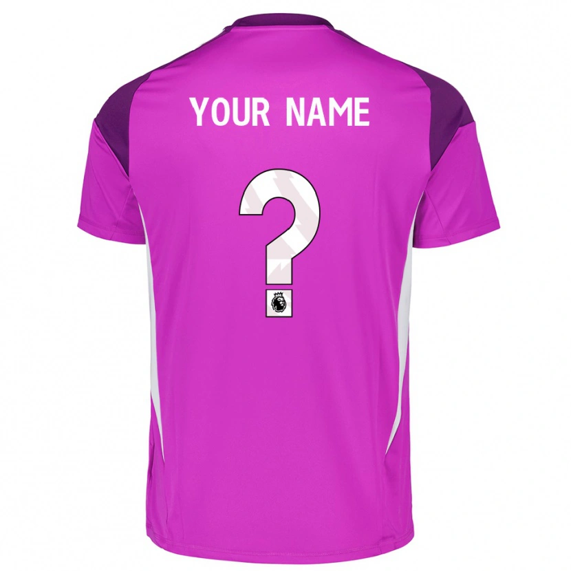 Danxen Kinder Leeds United Trikot Violett Weiß Torwarttrikot 2025/26 Schweiz