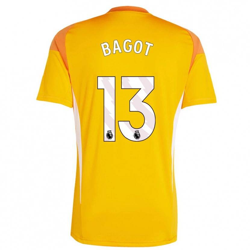 Danxen Kinder Matthew Bagot #13 Trikot Orange Weiß Torwarttrikot 2025/26 Schweiz