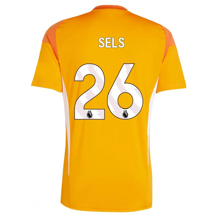 Danxen Kinder Matz Sels #26 Trikot Orange Weiß Torwarttrikot 2025/26 Schweiz
