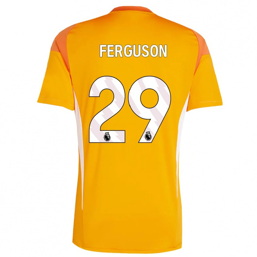 Danxen Kinder Georgie Ferguson #29 Trikot Orange Weiß Torwarttrikot 2025/26 Schweiz