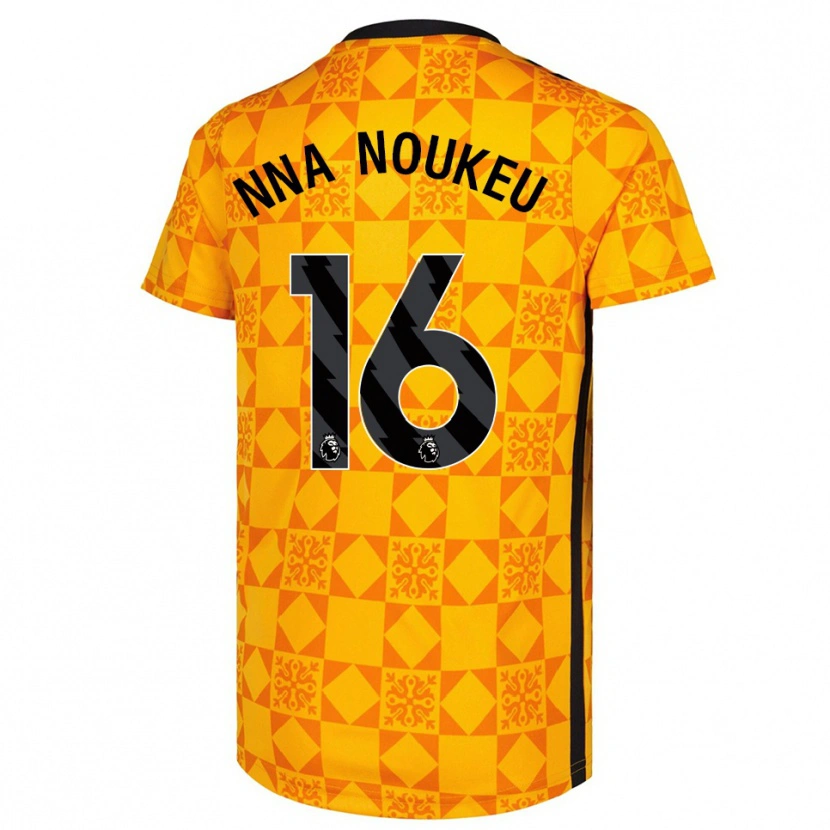Danxen Kinder Blondy Nna Noukeu #16 Trikot Gelb Schwarz Torwarttrikot 2025/26 Schweiz