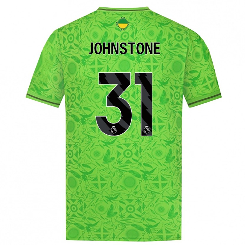 Danxen Kinder Sam Johnstone #31 Trikot Grün Schwarz Torwarttrikot 2025/26 Schweiz