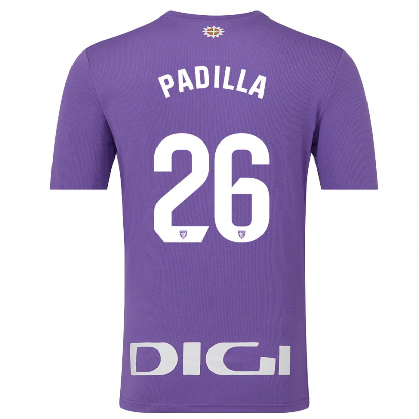 Danxen Kinder Álex Padilla #26 Trikot Violett Weiß Torwarttrikot 2025/26 Schweiz