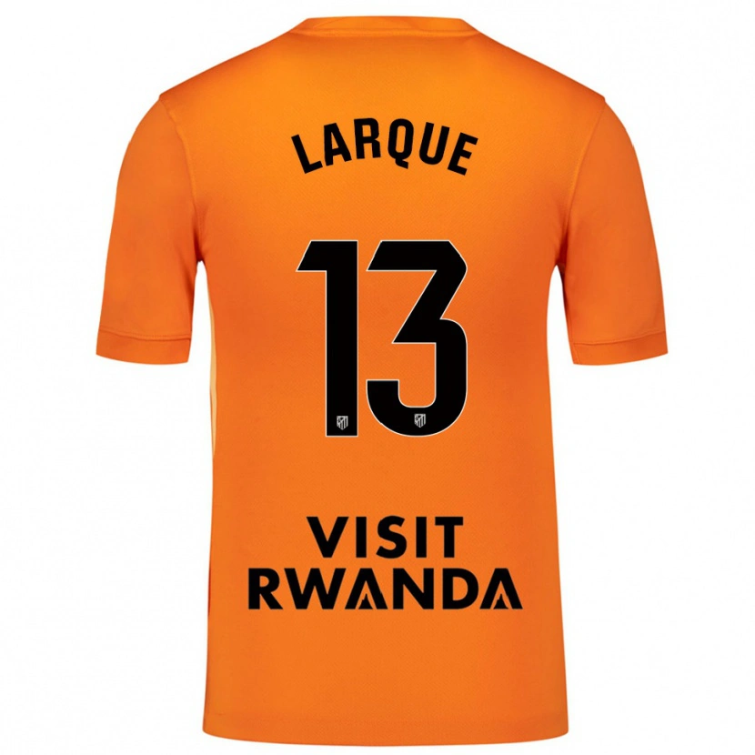 Danxen Kinder Patricia Larqué #13 Trikot Orange Schwarz Torwarttrikot 2025/26 Schweiz