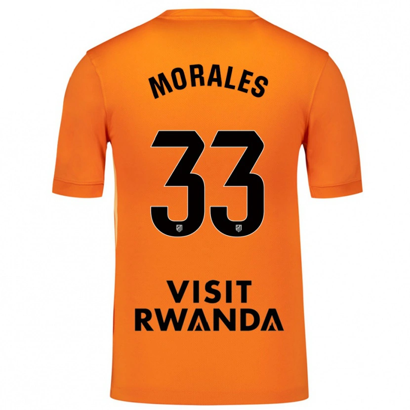 Danxen Kinder Luismi Morales #33 Trikot Orange Schwarz Torwarttrikot 2025/26 Schweiz