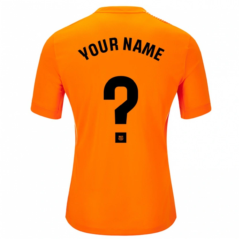 Danxen Kinder Barcelona Trikot Orange Schwarz Torwarttrikot 2025/26 Schweiz