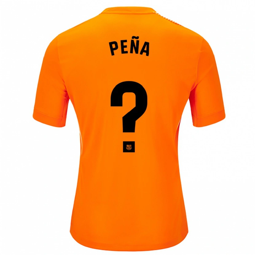 Danxen Kinder Pablo Peña #0 Trikot Orange Schwarz Torwarttrikot 2025/26 Schweiz