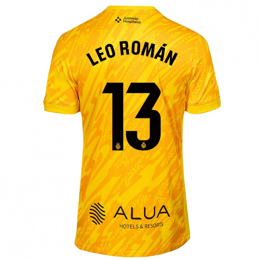 Danxen Kinder Leo Román #13 Trikot Orange Schwarz Torwarttrikot 2025/26 Schweiz