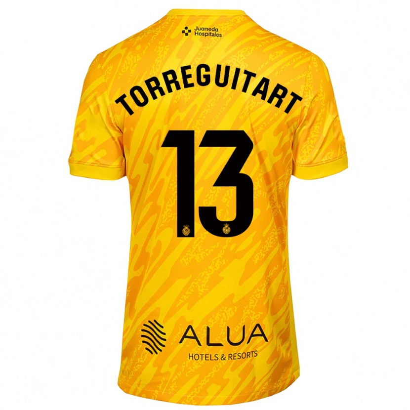 Danxen Kinder Nil Torreguitart #13 Trikot Orange Schwarz Torwarttrikot 2025/26 Schweiz
