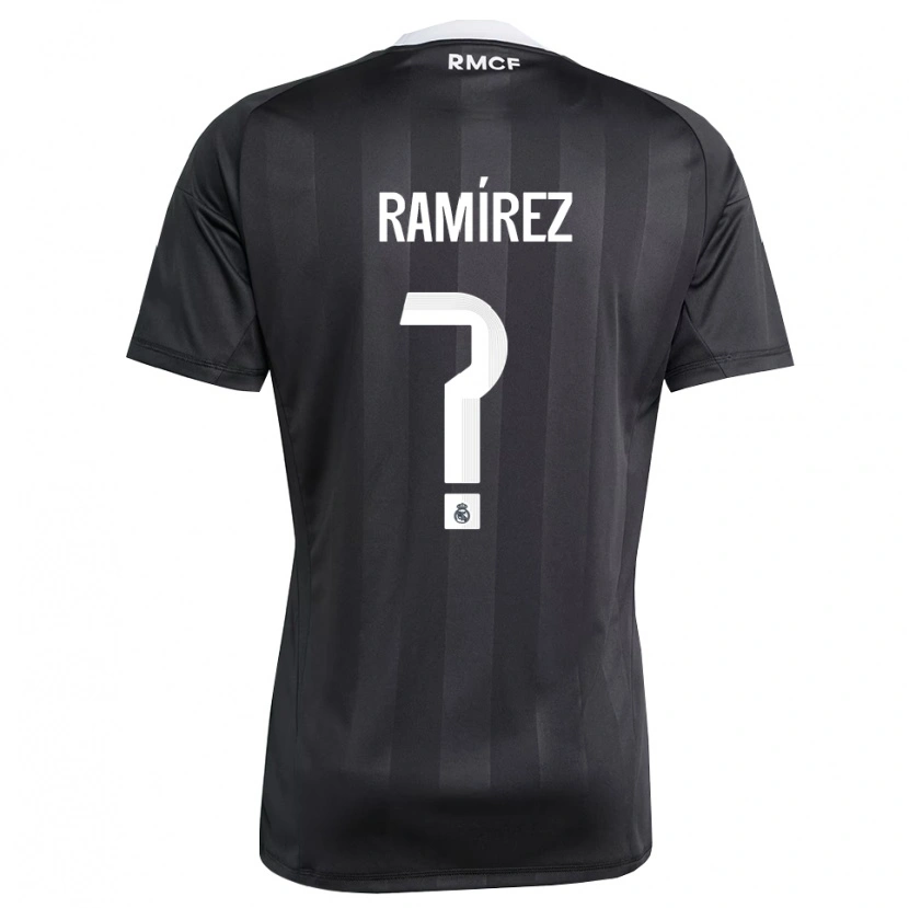 Danxen Kinder Izan Ramírez #0 Trikot Schwarz Weiß Torwarttrikot 2025/26 Schweiz