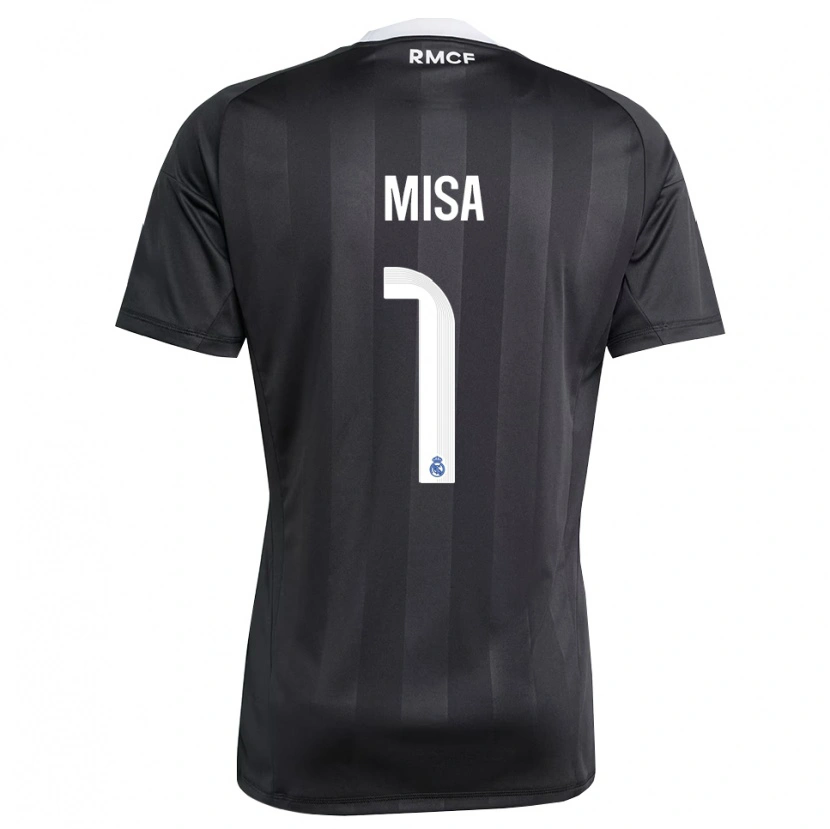 Danxen Kinder Misa Rodríguez #1 Trikot Schwarz Weiß Torwarttrikot 2025/26 Schweiz