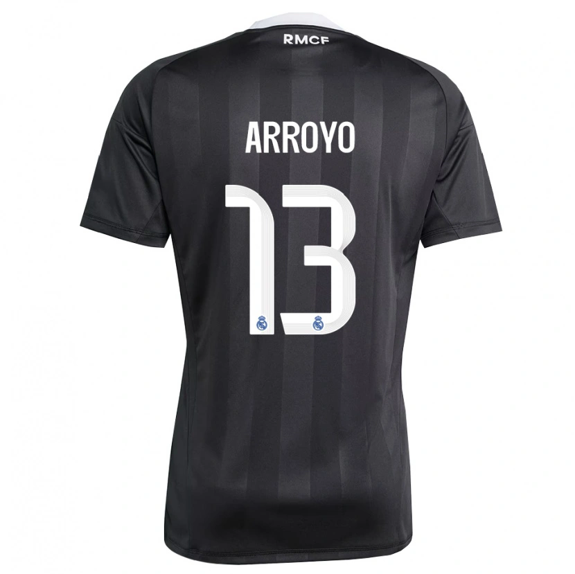 Danxen Kinder Diego Arroyo #13 Trikot Schwarz Weiß Torwarttrikot 2025/26 Schweiz