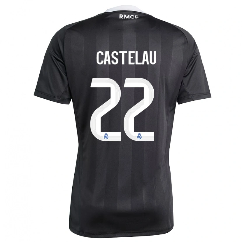 Danxen Kinder Alber Castelau #22 Trikot Schwarz Weiß Torwarttrikot 2025/26 Schweiz