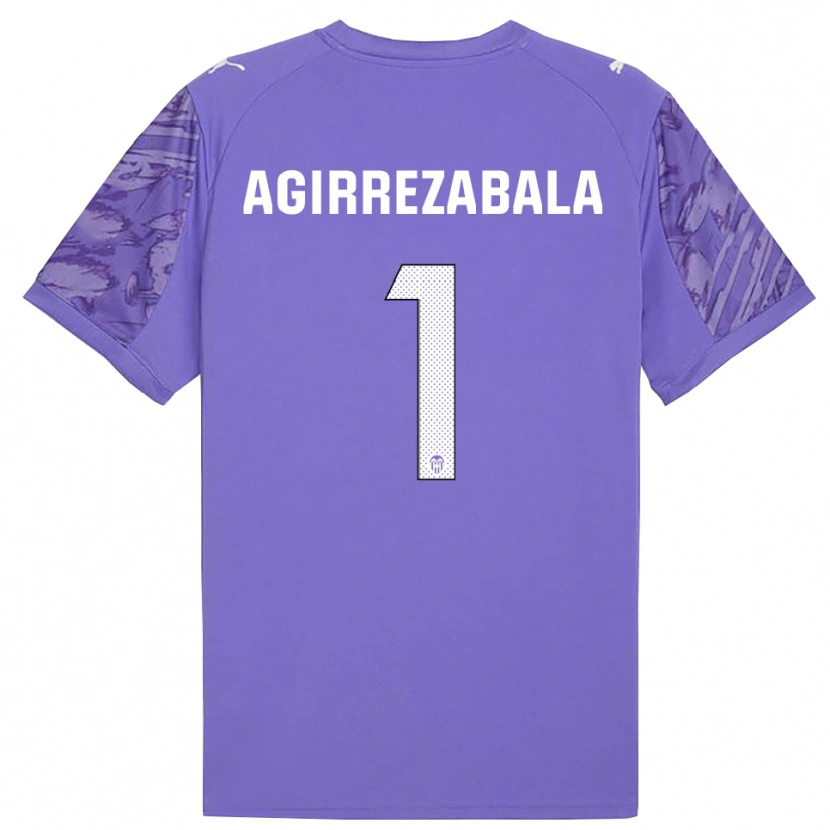 Danxen Kinder Julen Agirrezabala #1 Trikot Flieder Weiß Torwarttrikot 2025/26 Schweiz