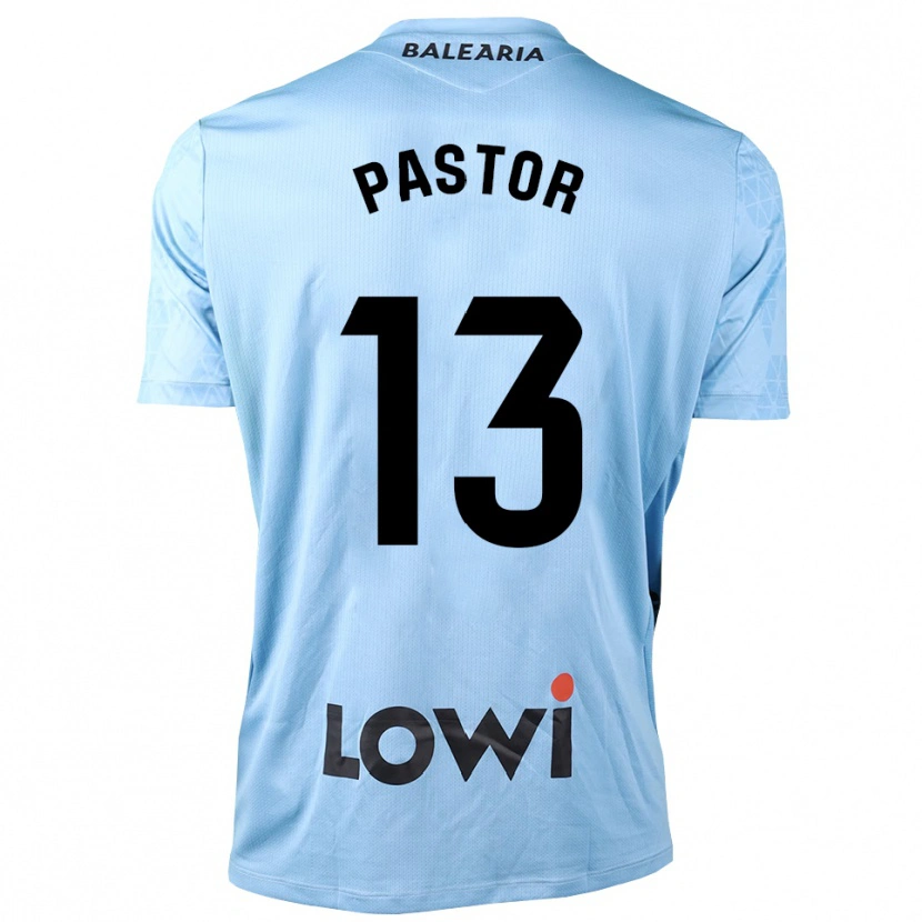 Danxen Kinder Alfonso Pastor #13 Trikot Hellblau Schwarz Torwarttrikot 2025/26 Schweiz